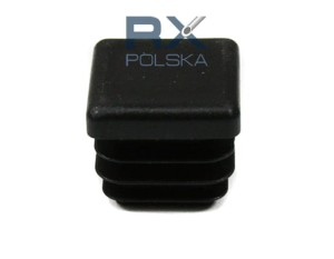 Заглушка пластиковая для профиля 20x20мм черная, ПОЛИЭТИЛЕН