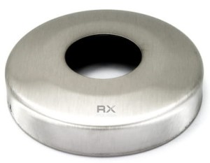 Покрышка декоративная 90х33,7мм, AISI 304, ШЛИФ