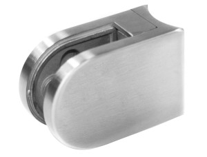 Держатель РАЗДЕЛЬНЫЙ для стекла 45х63мм/42,4мм AISI 304, ШЛИФ (6-10,76)