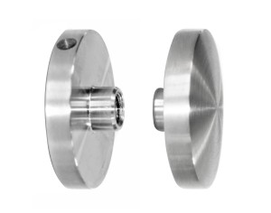 Передняя часть держателя с фланцем fi 50мм M10, AISI 304, ШЛІФ