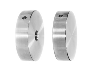 Передняя часть держателя плоская fi 50мм M10, AISI 304, ШЛІФ