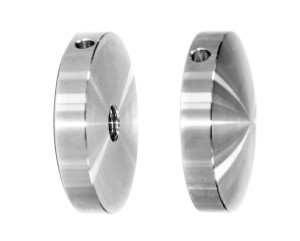 Передняя часть держателя выпуклая fi 50мм M10, AISI 304, ШЛІФ