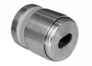 Точечный стеклодержатель ø50мм/дист. 30мм, с регуляцией М10, AISI 304, ШЛИФ